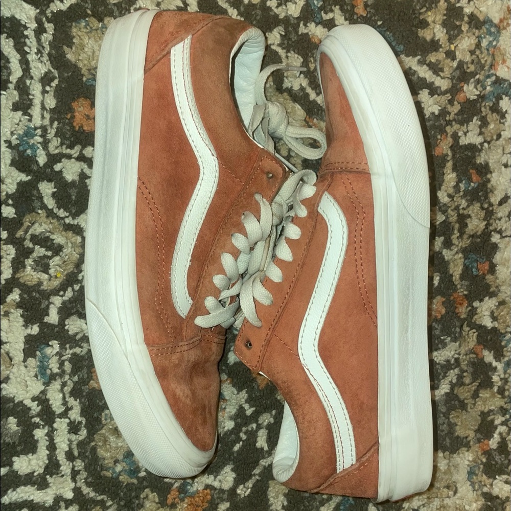 Rust Colored Suede Vans